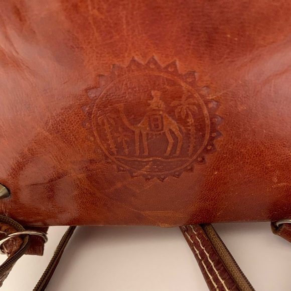 SOLD Gorgeous Handmade Leather Backpack - Picture 3 of 7